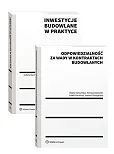 PAKIET: Inwestycje budowlane w praktyce + Odpowiedzialność za wady w kontraktach budowlanych  PAKIET: Inwestycje budowlane w praktyce + Odpowiedzialność za wady w kontraktach budowlanych